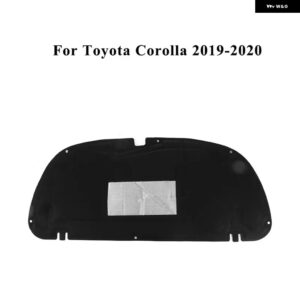 フロント エンジン フード ボンネット 断熱 パッド トヨタ カローラ2007-2021防音マットカバー フォームシート 防水 - For 2019-2021
