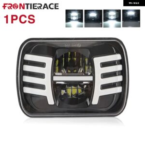 オート ヘッドライト FINDE 5X7/6X7 LED DRL トヨタ ピックアップ トラック プロジェクターハイロービームハロー 30000LM 400W カーアクセサリー - 1PCS Type C