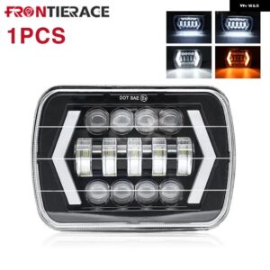 オート ヘッドライト FINDE 5X7/6X7 LED DRL トヨタ ピックアップ トラック プロジェクターハイロービームハロー 30000LM 400W カーアクセサリー - 1PCS Type A