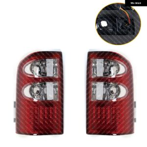 車用 リア テールライト カバー 日産 パトロール GU Y61 2001 - 04 ブレーキランプシェル サイドレッドシリーズ テールライト - 1 Pair