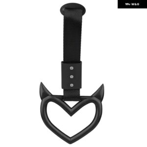 ツリカワ ハンドルリング ハート トレイン バス ハンドストラップ スタイリング ドリフト チャーム カーハザード牽引ストラップフック ステッカー 1個 - style 7