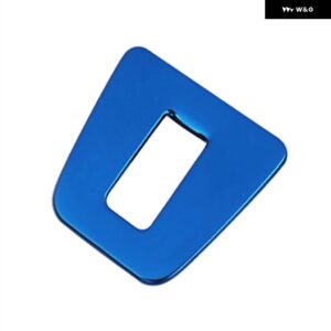 ステンレス カー ステッカー VW TIGUAN 2017 2018 VOLKSWAGEN TIGUAN 2 MK2 2016 スイッチ ボタン パネル カバー - blue