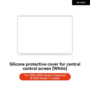 テスラ モデル3 Y ハイランド ジュニパー 2021-2025 シリコン トリム カバー セントラ ル コントロール ナビゲーションスクリーン プロテクター - M3Y Highland Juniper6