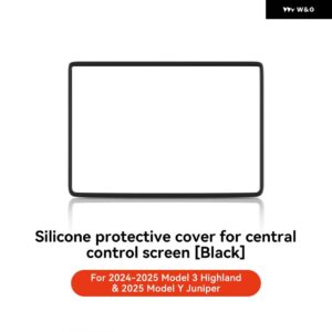 テスラ モデル3 Y ハイランド ジュニパー 2021-2025 シリコン トリム カバー セントラ ル コントロール ナビゲーションスクリーン プロテクター - M3Y Highland Juniper