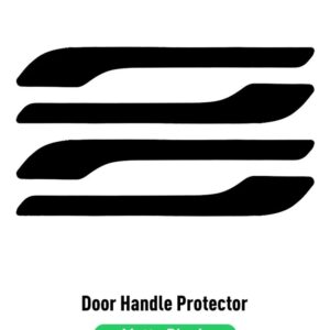 テスラ カー ステッカー モデル3 Y ハイランド ジュニパー 2021-2025 ドアハンドル カバー プロテクター 発光ハンドルキット アクセサリー - Matte black
