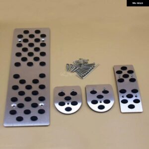 アルミ 合金 製フットペダルレストプレート MTアクセル ブレーキペダル アウディ A4 A5 A6 A8 B7 B8 Q5 SLINE 4個