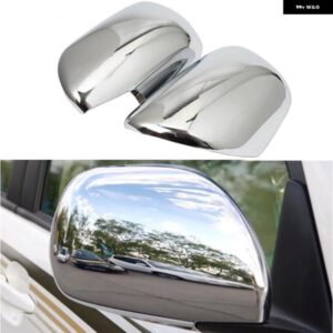 トヨタ ランドクルーザー 120 プラド FJ120 2003-2009 ABS クローム サイドバックミラー プロテクト ストリーマーカバー トリム カー スタイリング 2個