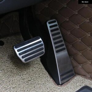 ステンレス 製カーペダル XC90 V90 S90 XC60 S60 2015-2020 2021 アクセル 燃料ペダル ブレーキ フットレスト ペダルカバー 2個