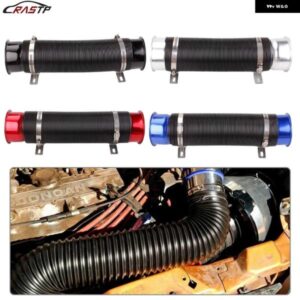 汎用 76MM 車用 コールドエア ターボ吸気インレット パイプ フレキシブルダクト チューブ ホース コールドフィードダクト パイプ RS-BOV090