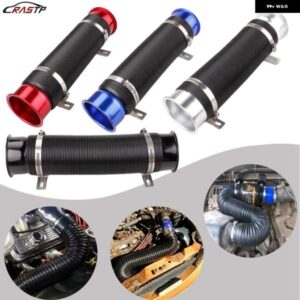 汎用 カーコールドエアターボ吸気口76MM パイプ フレキシブルダクト チューブ ホースコールドフィードダクト パイプ RS-BOV090