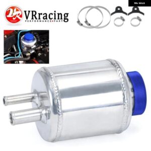 汎用 シルバー アルミ レーシング パワーステアリング フルード リザーバー タンク クランプ VR-TK61S