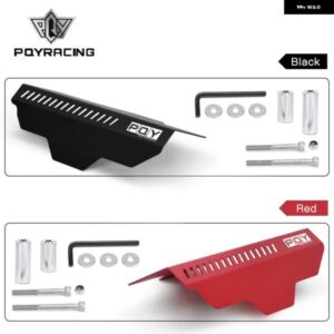 アシュアランス オルタネーター プーリー ベルトカバー スバル WRX STI 02-17 レッド/ブラック