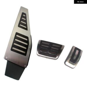 3個 RHD フットレスト ペダル デッドペダルカバー VW ゴルフ 7 MK7 VII GTI R A3 8V 2013 - 16 右ハンドル