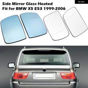 サイドバックミラー ガラスヒーター曇り止めドアウィングミラー シートアクセサリー BMW X5 E53 1999-2006 51168408797 51168408810