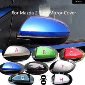 マツダ2 デミオ 2008 - 14 車用バックミラー カバー キャップ リアビューサイドシェル ハウジング