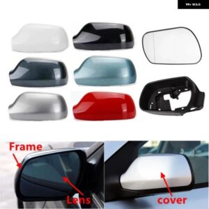 車用バックミラー カバー フレーム ガラスレンズ マツダ3 BK M3 2003 - 09