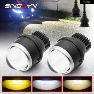 SINOLYN 3インチ バイLED フォグランプ レンズ 3000K 4300K 5500K プロジェクターLED 汎用 フォグレンズ 車用ライト スポットライト カーアクセサリー