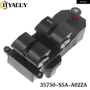 左 運転席側 パワーウィンドウ コントロール スイッチ ホンダ シビック 2001-2005 35750-S5A-A02ZA 35750S5AA02ZA 35750S5A A02ZA