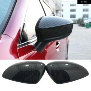 マツダ6 M6 アテンザ 2014-2018 ABS カーボン スタイル エクステリア サイドドア バックミラー リアビューミラー カバー トリム カー スタイリング