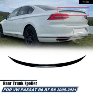 VW フォルクスワーゲン アクセサリー パサート セダン B8 車用 リア トランク スポイラー エクステンション ウイング リップ