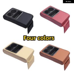 自動車用 アームレスト クッション アームレスト カップ ホルダー リア用 肘掛け サポート 強化 車用 アームレスト ホルダー 車両用アーム クッション 収納