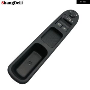 左ドライブ側パワーウィンドウリフター コントロール スイッチ ボタン プジョー 207 シトロエン C3 ピカソ 2007 - 2010 11-14 6554.QC