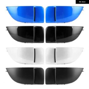 1ペア 車フロント フォグライト ランプカバー バンパー カバー キャップ トリム スバル インプレッサ STI WRX 2004-2005 車ランプマスクカバー