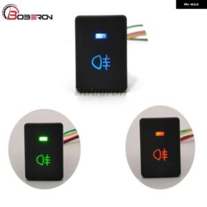 車用リア フォグランプ スイッチ ボタン ワイヤー付き 三菱 アウトランダー 2013 - 20