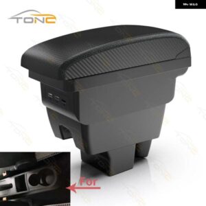 シュコダ ラピッド アームレスト ボックス センター コンソール シュコダ ラピッド カーセンター アームレスト 収納 ボックス USB ダブル 収納 スペース