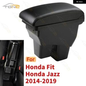 ホンダ アームレスト ホンダ ジャズ /車 アームレスト ボックス 2014 - 19 レトロパーツ インテリア 収納 ボックス 3USB