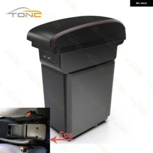 シトロエン ベルリンゴ アームレスト RETROPARTS シトロエン ベルリンゴ 車用センター コンソール アームレスト 収納 ボックス 3USB充電 アームレスト