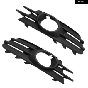 2PCS 車用フロント バンパー フォグランプ メッシュ グリル フォグランプ カバー VW シロッコ 2009-2014 1K8853665 1K8853666