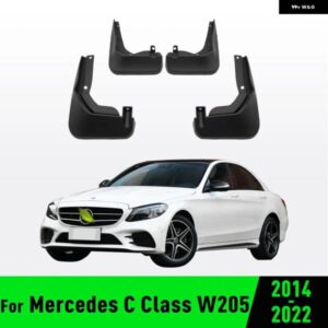 メルセデス ベンツ C クラス W205 2014 - 2022 2015 - 21 フェンダー マッド フラップ スプラッシュガード マッドガード マッド フラップ