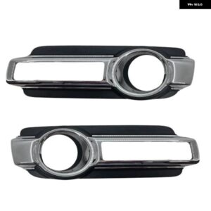 フォグランプ カバー 三菱 モンテロ パジェロ 4 IV MK4 V93 2015-2020 デイタイム ランニング ドライビングランプ フレーム 6400G121