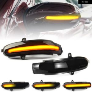 ベンツ W203 S203 CL203 C クラス 2000-2007 スモークレンズ LED サイドミラー ランプ アンバー サイド リアビュー ダイナミック ウィンカーライト 2個