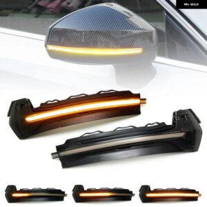アウディ A3 8V S3/RS3 8V 2013-2020 スモークレンズ LED サイドミラー ランプ アンバー サイド リアビュー ダイナミック ウィンカーライト