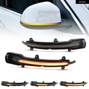 アウディ Q5 SQ5 Q7 SQ7 スモークレンズ LED サイドミラー ランプ アンバー サイド リアビュー ダイナミック ウィンカーライト 2個