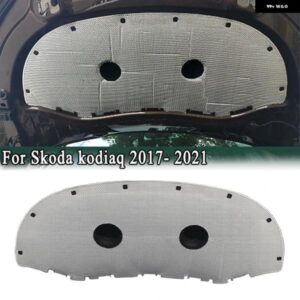 シュコダ コディアック 2017-2021 断熱 パッド フロント エンジン フード 防音 断熱 PET アルミホイル マットカバー