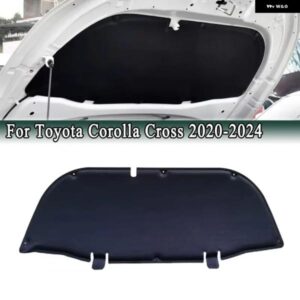 トヨタ カローラ クロス 2020-2024 フロント エンジン フード断熱コットン パッド フロント エンジン ボンネット サウンドヒートマットシートカバー