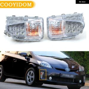 車用 LED DRL フロント バンパー フォグランプ フォグライト デイタイム ランプ ドライビングライト デイライト トヨタ プリウス アセンブリ ZVW30