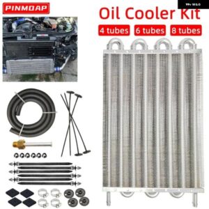 8列6列4列アルミリモートトランス ミッション オイルクーラー オート マニュアル ラジエーター コンバーターキット
