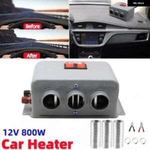 800W 車用ヒーターファン 12/24V 除霜 フォグ雪 電気ヒーター フロントガラス 曇り止め デミスター RV トラック ボート