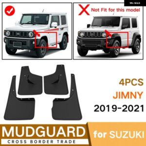 4個 車用マッド フラップ スズキ ジムニー 2019-2021 マッドガード フェンダー マッドガード フラップ スプラッシュ フラップ アクセサリー