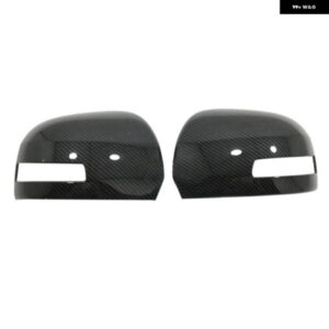 カーボン カーリアビューミラー カバー トリム 三菱 アウトランダー 2013 - 19