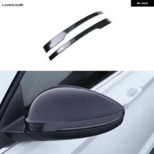 VW JETTA MK7 2019 - 21 車用サイドドアミラー バックミラー アンチフリクション アンチコリジョンストリップ ステッカー