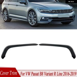 フォルクスワーゲン VW パサート B8 ヴァリアント 2016 2017 2018-2020 フォグ フロントライト フレーム カバー トリム レーシング ステッカー グリル