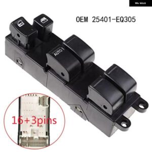 25401-EQ305 日産 X-TRAIL 2002-2007 LHD 電動マスターパワーウィンドウスイッチ 25401EQ305