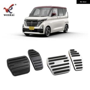 車用アクセルブレーキレストフットペダル 日産 ルークス サクラ 内装 パーツ アクセサリー 合金