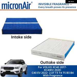 ボルボ XC40 2017- XC40EV 2020- C40 EV 2022- 2.0T T3 T4 T5 B3 B4 ミクロンエアキャビンエア フィルター FF488 32226484 31497285