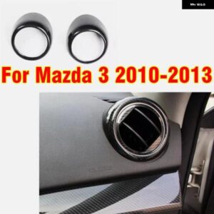 2X ABS カーボン スタイル インテリア サイドベント カバー トリム マツダ 3 2010-2013